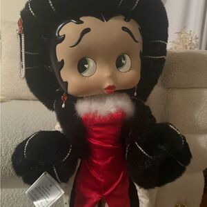 Betty Boop Black and Red Doll with White Details